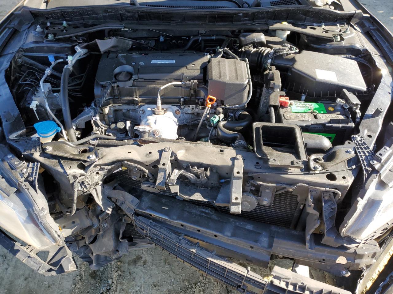 2017 Honda Accord VIN 1HGCR2F5XHA049313 Copart auction photo, front end / side damage thumbnail 11