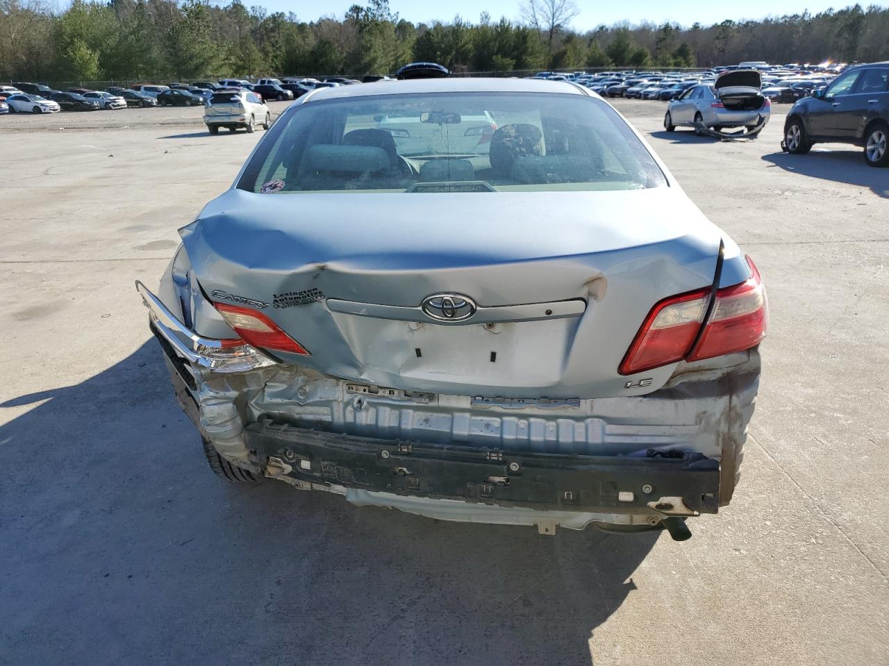 2009 Toyota Camry VIN 4T1BE46K99U910712 Copart auction photo, rear end damage thumbnail 6