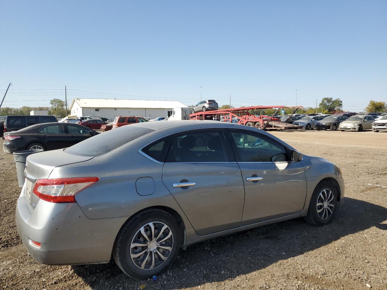 2014 Nissan Sentra VIN 3N1AB7AP5EY221998 Copart auction photo, minor dent/scratches damage thumbnail 3
