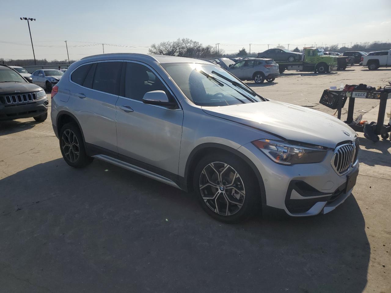 2021 BMW X1 VIN WBXJG7C00M5U02861 Copart auction photo, front end damage thumbnail 4