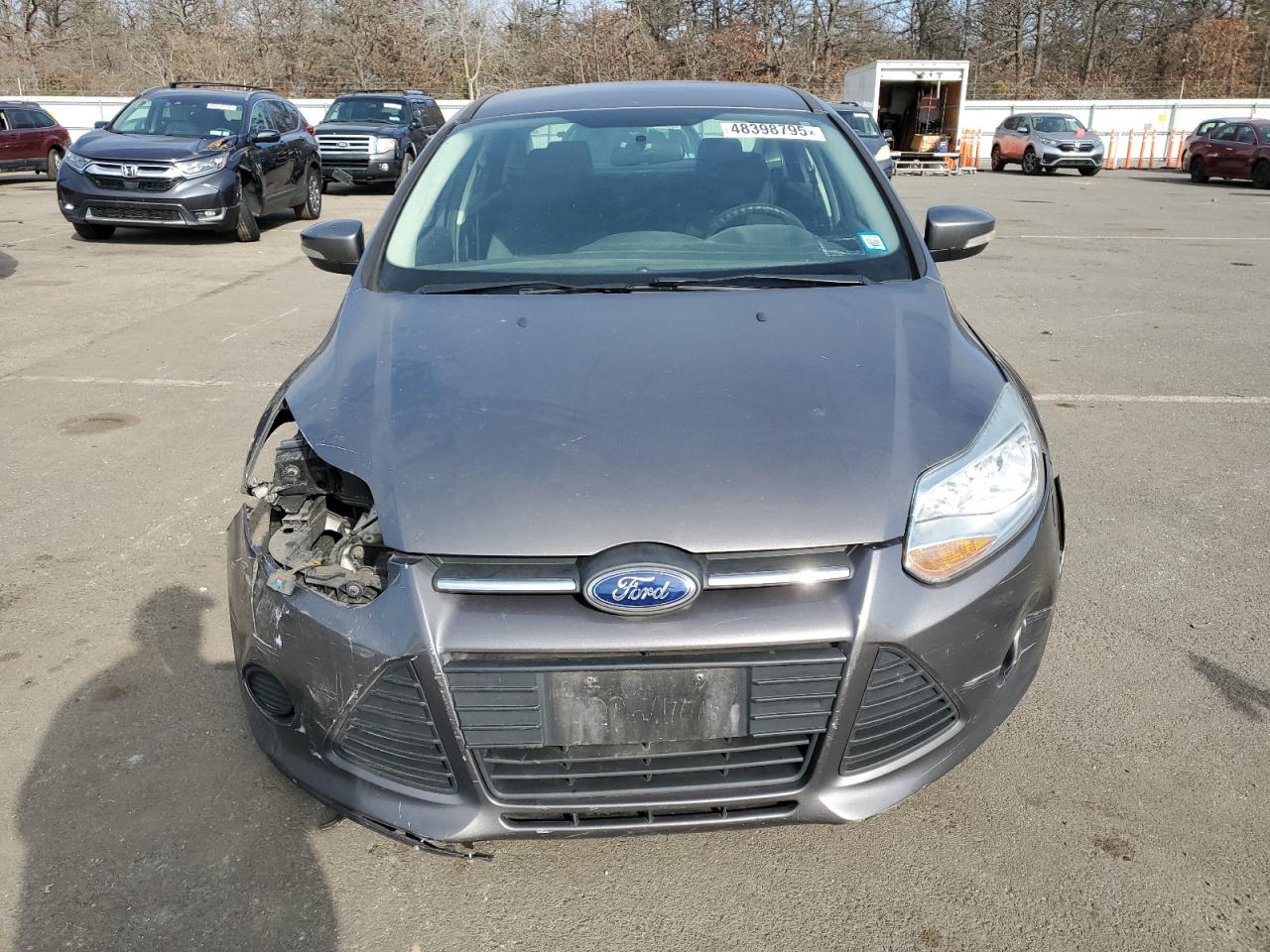 2014 Ford Focus VIN 1FADP3F29EL446120 Copart auction photo, front end / rear end damage thumbnail 5