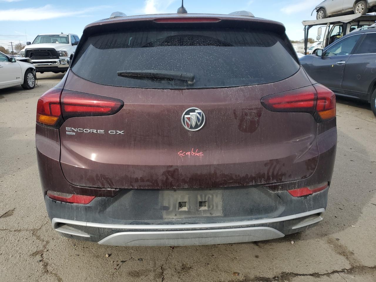 2022 Buick Encore VIN KL4MMESL2NB032576 Copart auction photo, front end damage thumbnail 6