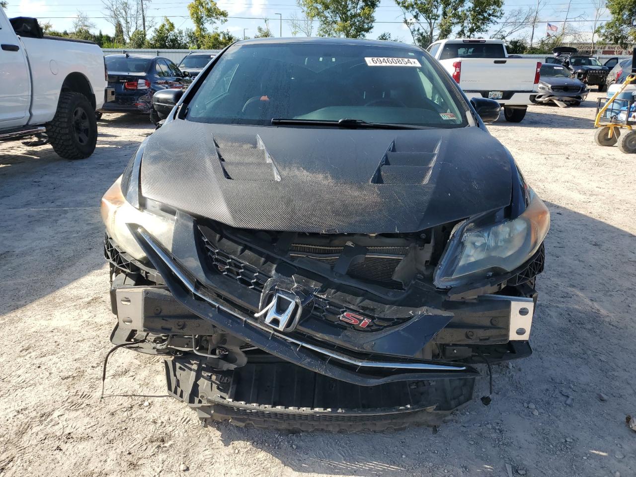 2014 Honda Civic VIN 2HGFG4A56EH703470 Copart auction photo, front end damage thumbnail 5