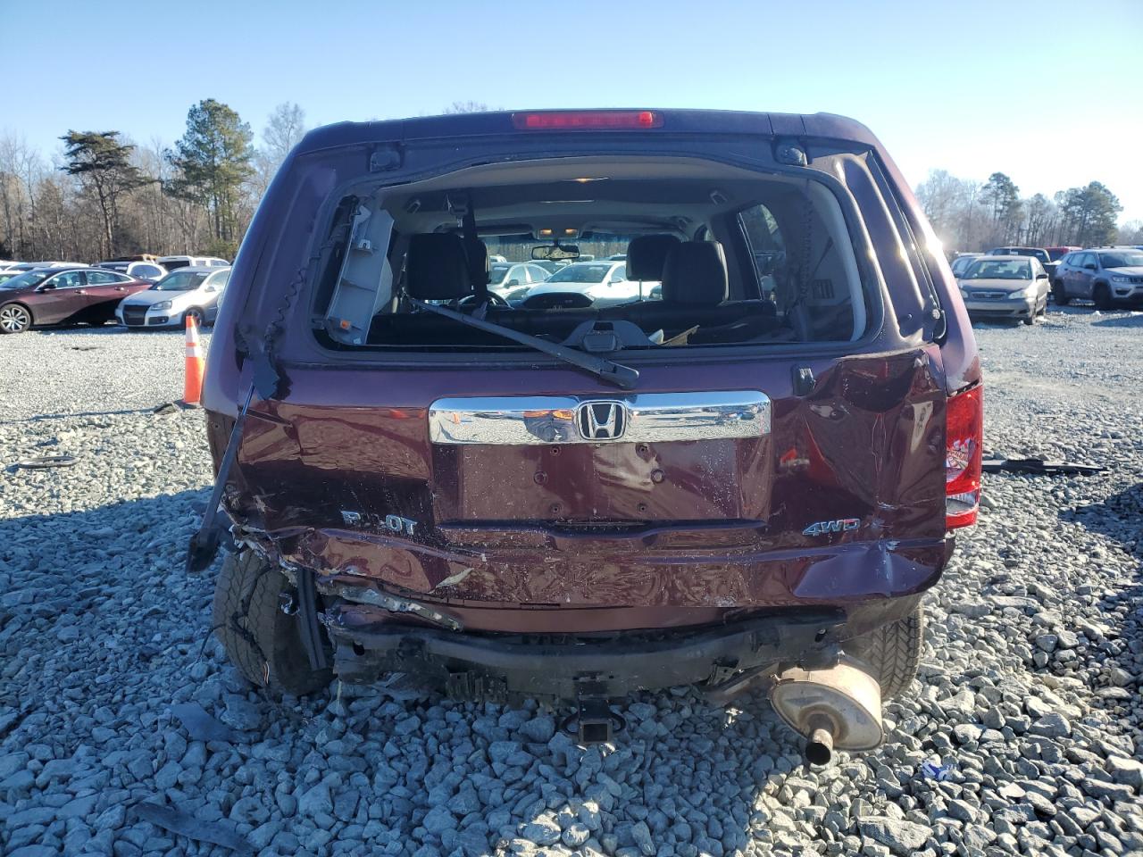 2013 Honda Pilot VIN 5FNYF4H50DB042930 Copart auction photo, all over damage thumbnail 6
