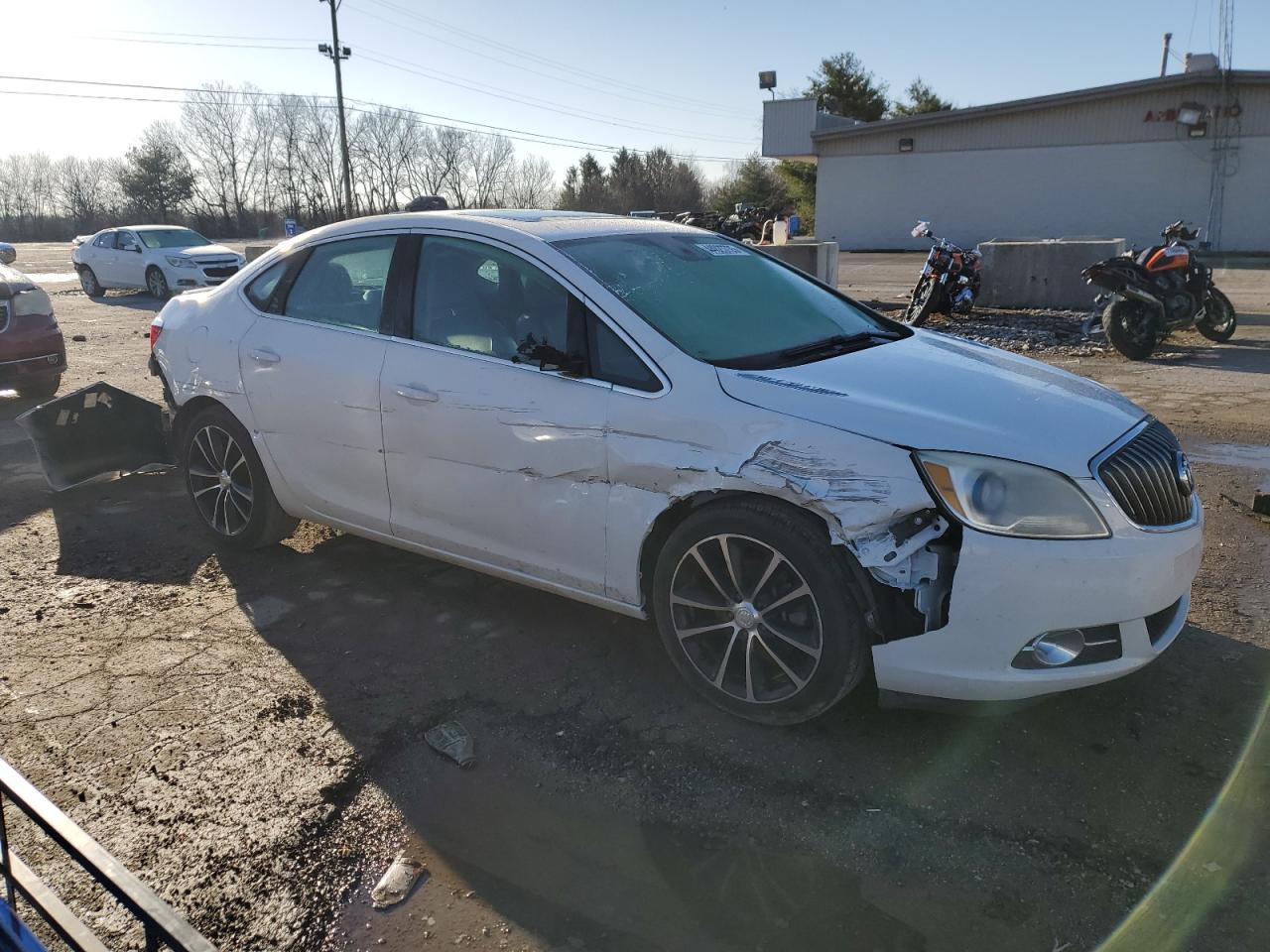2017 Buick Verano VIN 1G4PR5SK8H4103022 Copart auction photo, rear end / side damage thumbnail 4