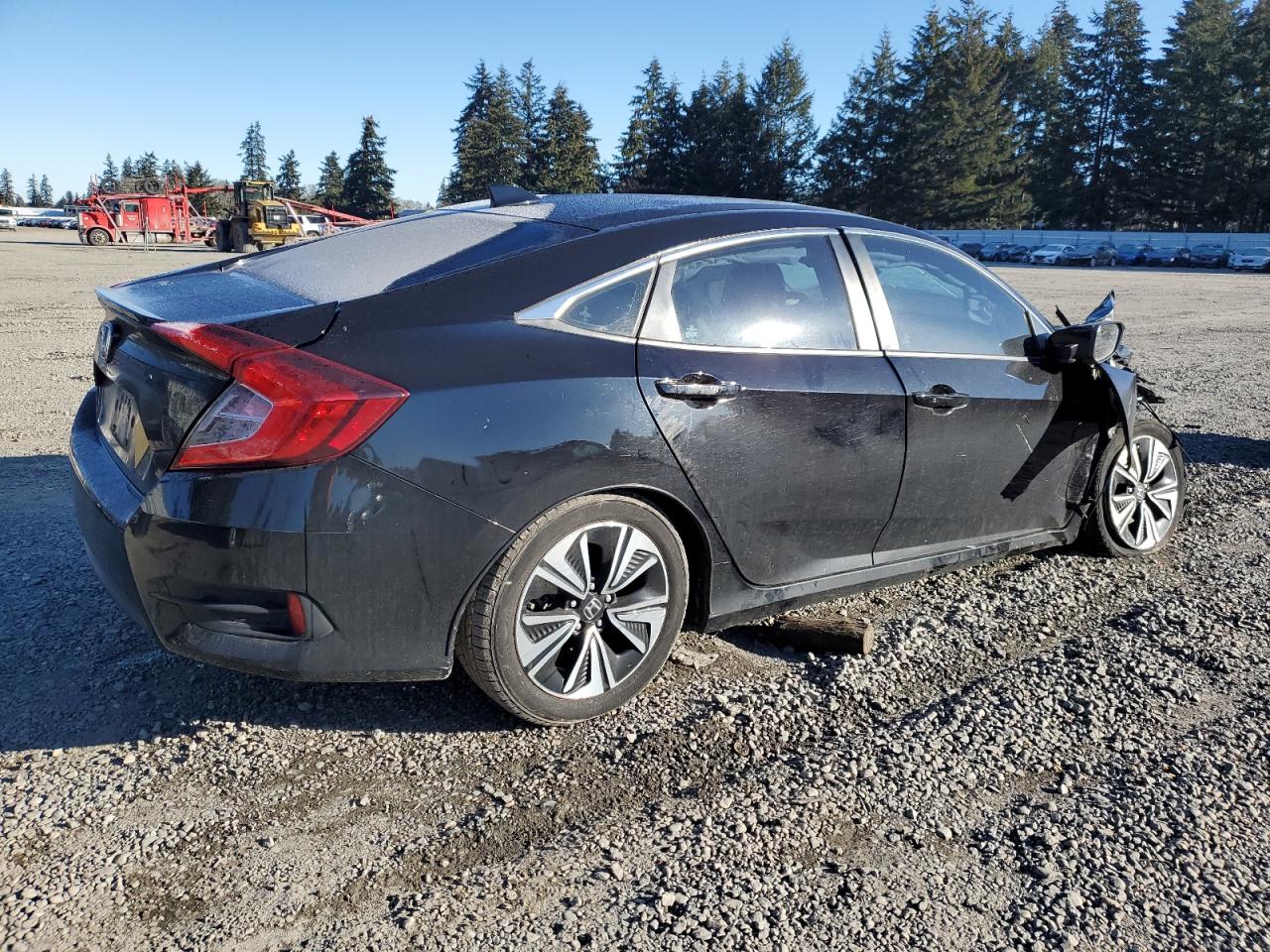 2017 Honda Civic VIN 2HGFC1F7XHH656856 Copart auction photo, front end / side damage thumbnail 3