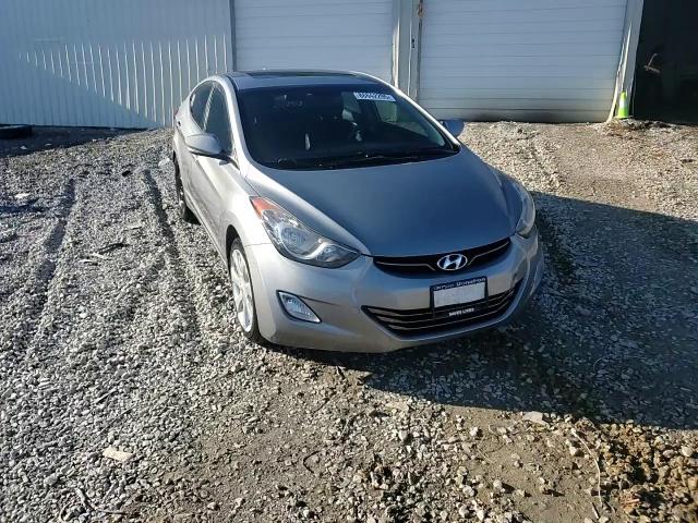 2012 Hyundai Elantra VIN KMHDH4AE0CU333965 Copart auction photo, rear end / side damage thumbnail 13