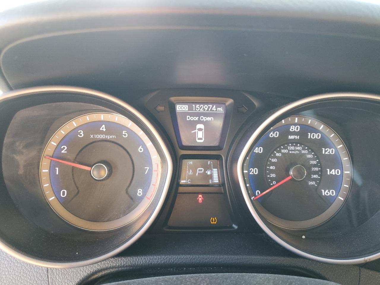 2014 Hyundai Elantra VIN KMHD35LH1EU194945 Copart auction photo, rear end / hail damage thumbnail 9