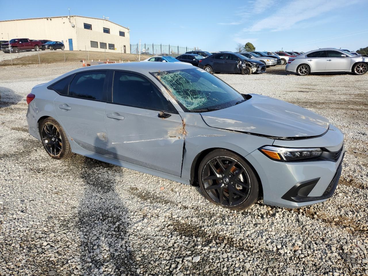 2024 Honda Civic VIN 2HGFE2F55RH503074 Copart auction photo, all over damage thumbnail 4