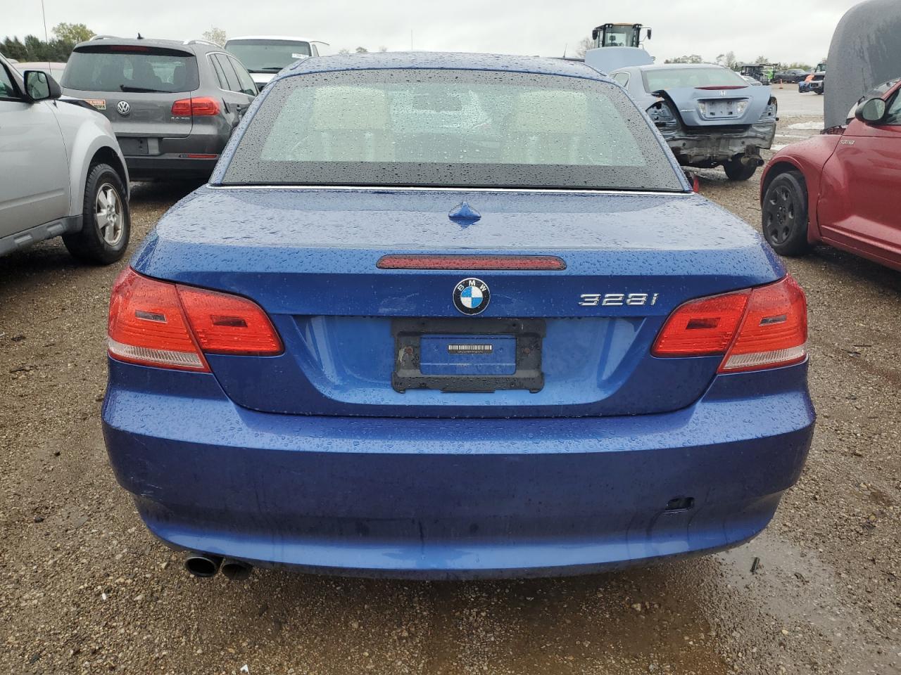 2009 BMW 3er VIN WBAWR33509P460138 Copart auction photo, front end damage thumbnail 6