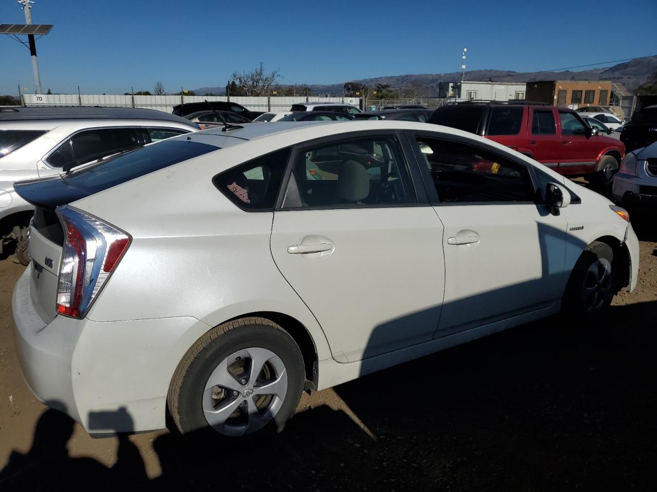 2015 Toyota Prius VIN JTDKN3DU8F1903220 Copart auction photo, side damage thumbnail 3