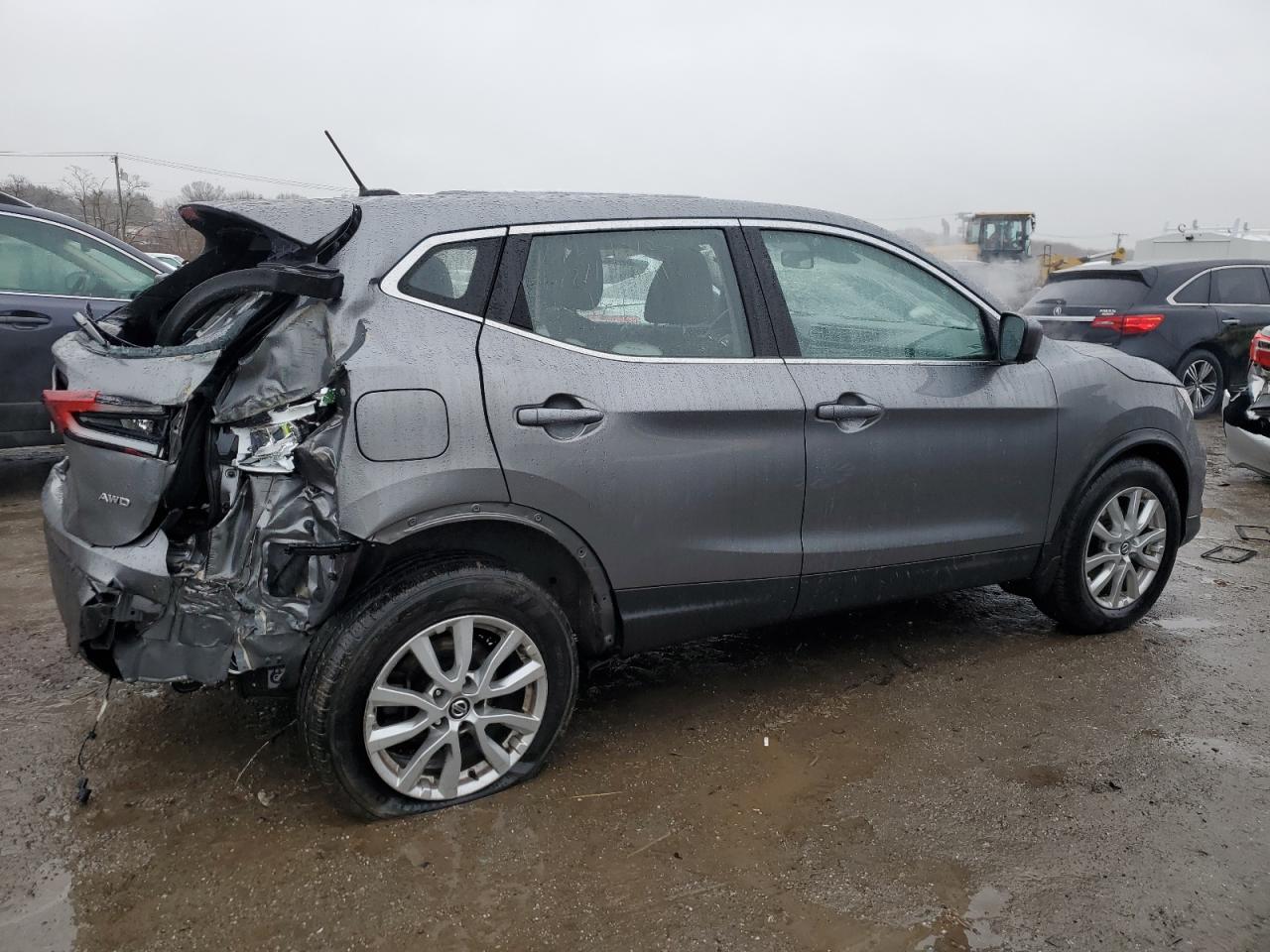 2021 Nissan Rogue VIN JN1BJ1AW4MW667268 Copart auction photo, rear end / side damage thumbnail 3