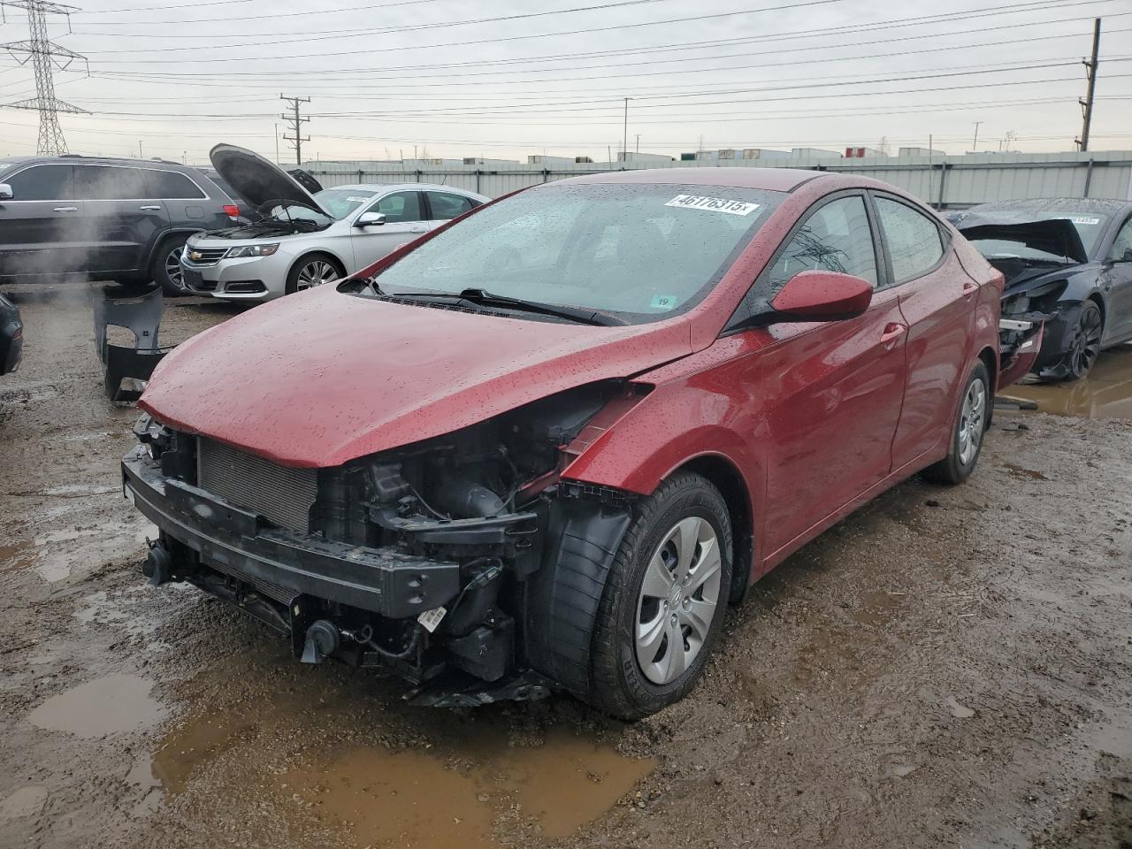 2016 Hyundai Elantra VIN 5NPDH4AEXGH759148