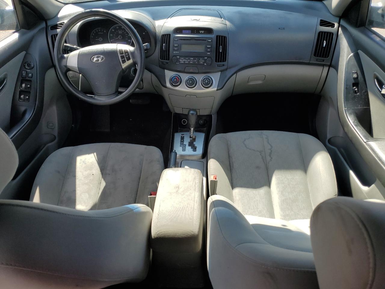 2010 Hyundai Elantra VIN KMHDU4AD4AU941357 Copart auction photo, side / front end damage thumbnail 8
