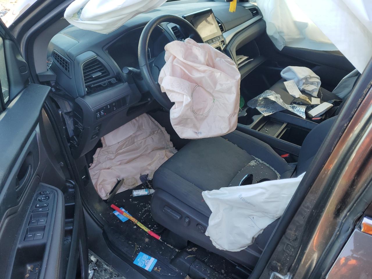2019 Honda Odyssey VIN 5FNRL6H55KB062970 Copart auction photo, rollover damage thumbnail 8