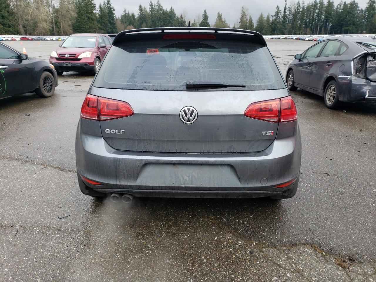 2017 Volkswagen Golf VIN 3VW217AU2HM028338 Copart auction photo, undercarriage damage thumbnail 6