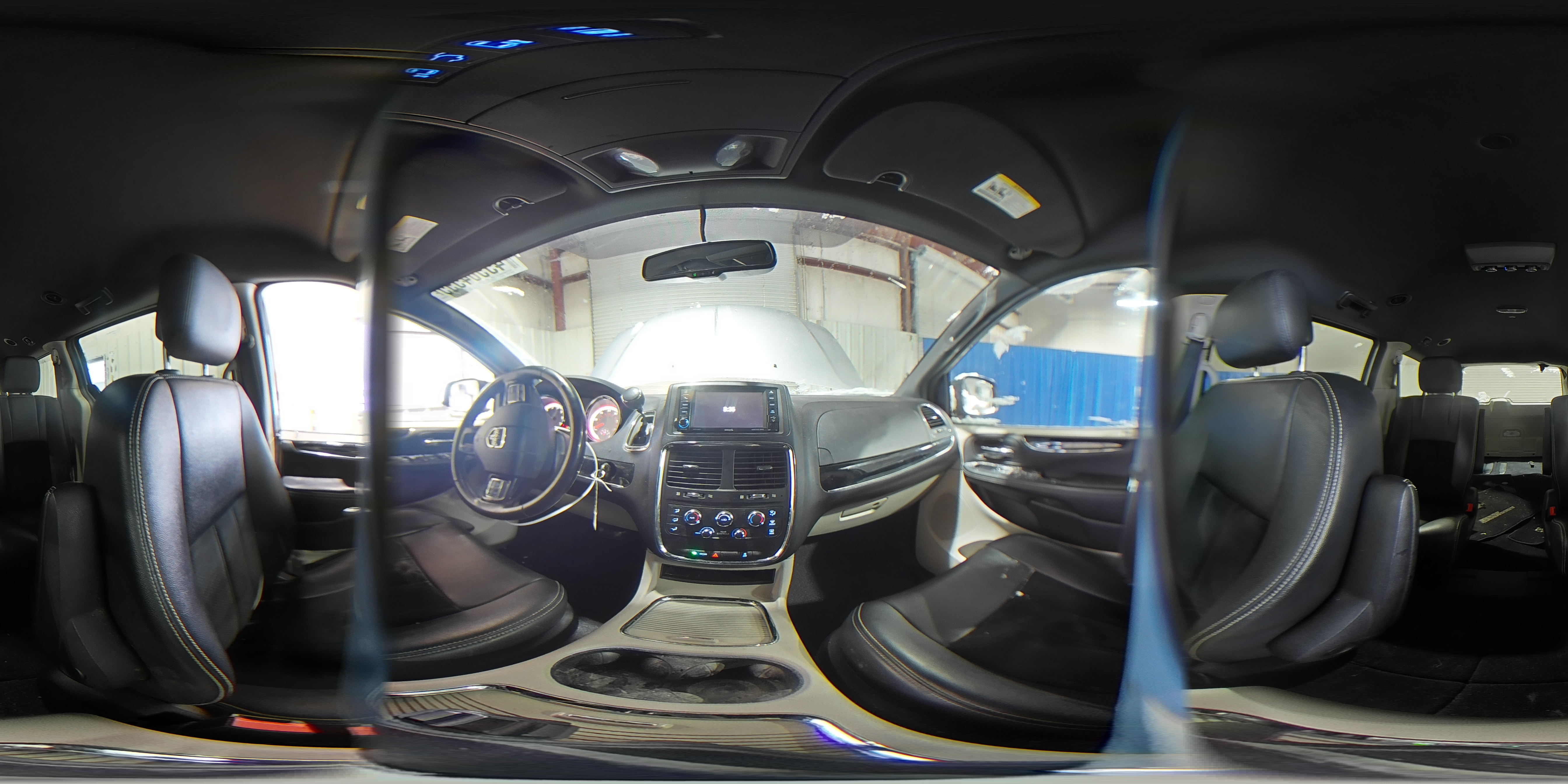 2017 Dodge Caravan VIN 2C4RDGCG9HR694749 Copart auction photo, front end / side damage thumbnail 14