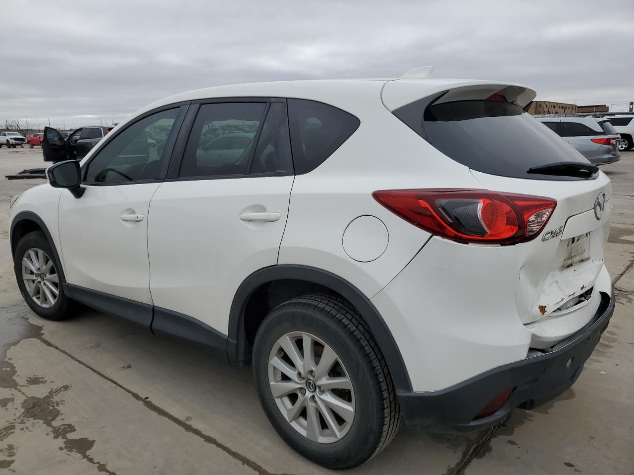 2014 Mazda CX-5 VIN JM3KE2CYXE0335336 Copart auction photo, front end / rear end damage thumbnail 2