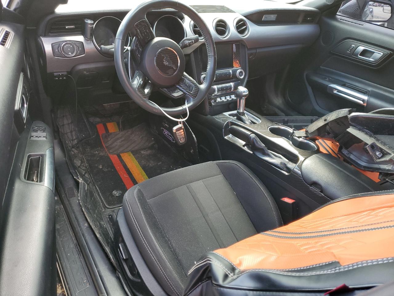 2018 Ford Mustang VIN 1FA6P8TH3J5137241 Copart auction photo, water/flood / all over damage thumbnail 8