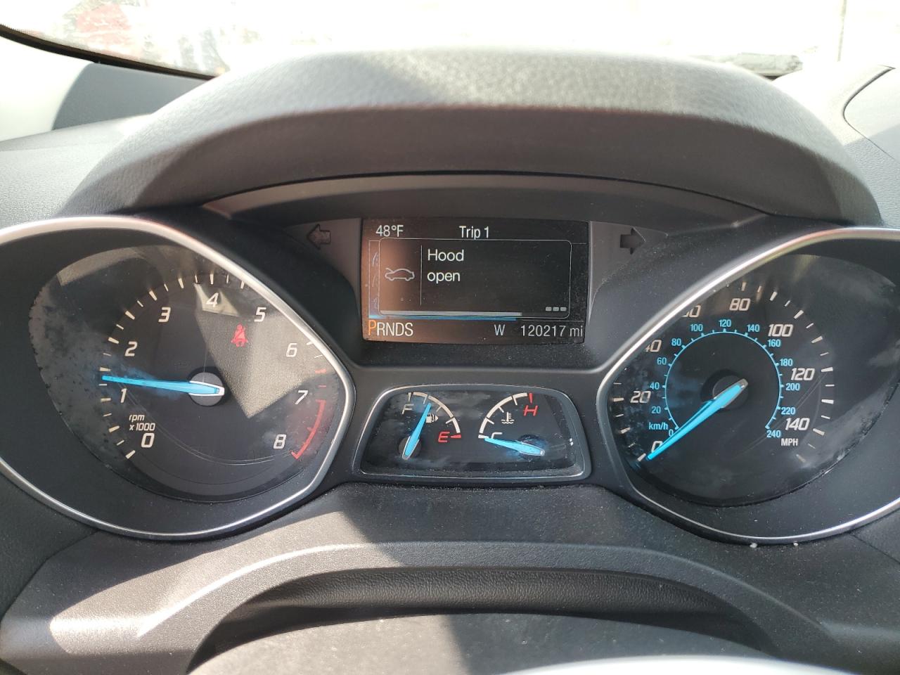 2014 Ford Escape VIN 1FMCU0GX4EUA10398 Copart auction photo, side / front end damage thumbnail 9