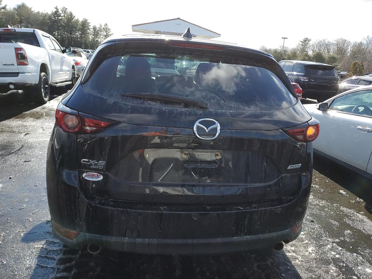 2019 Mazda CX-5 VIN JM3KFBDM8K1587018 Copart auction photo, front end / side damage thumbnail 6