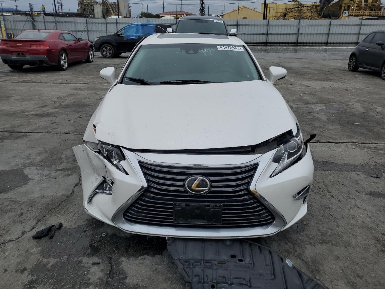 2018 Lexus ES VIN 58ABK1GG0JU105390 Copart auction photo, rear end / all over damage thumbnail 5
