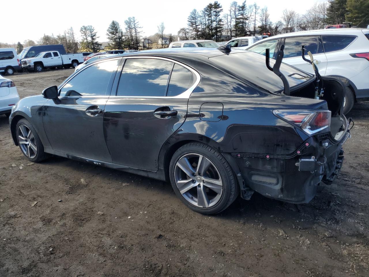 2016 Lexus GS VIN JTHCZ1BL2GA001007 Copart auction photo, rear end / side damage thumbnail 2