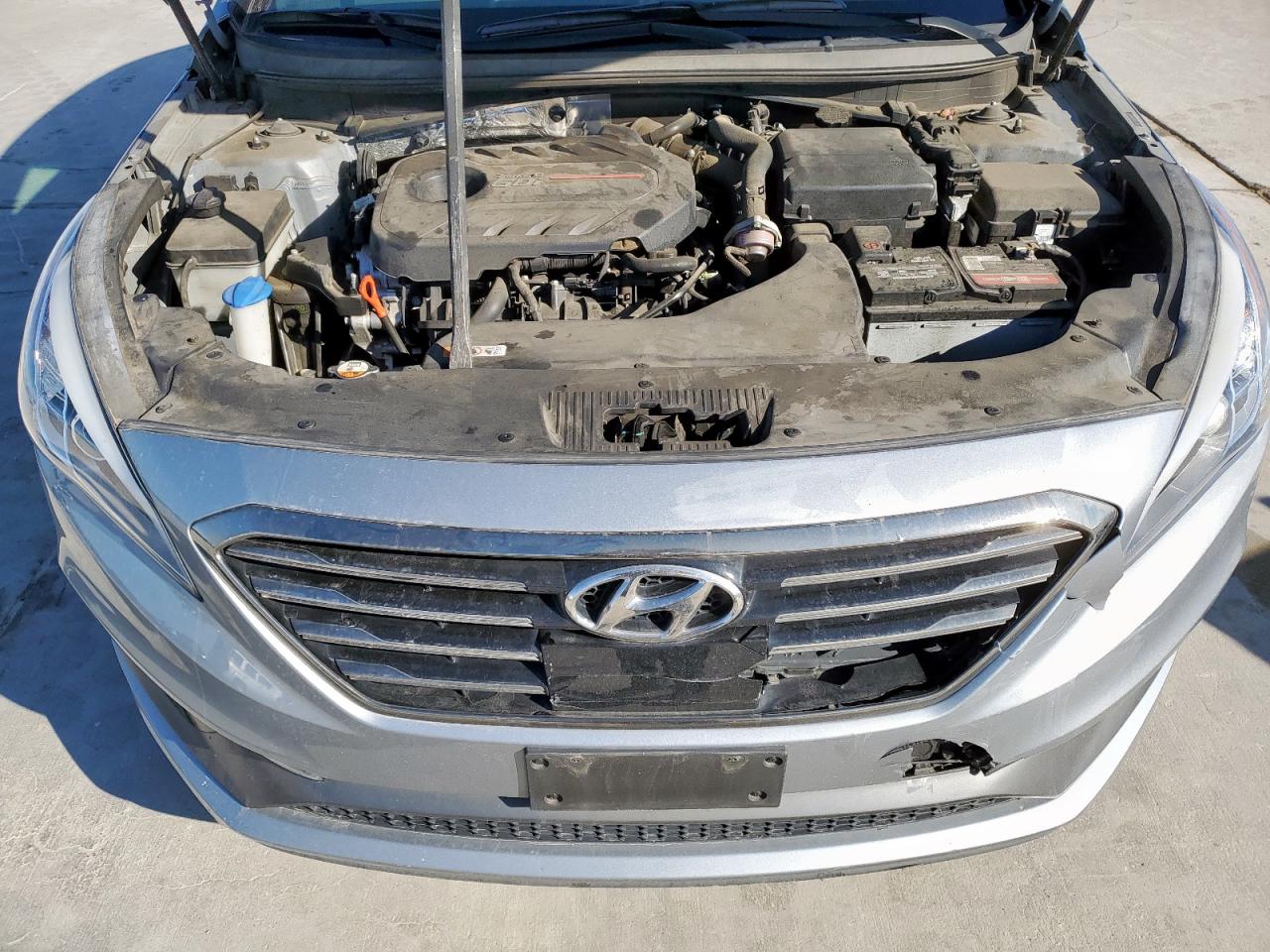 2015 Hyundai Sonata VIN 5NPE34ABXFH066667 Copart auction photo, rear end damage thumbnail 11
