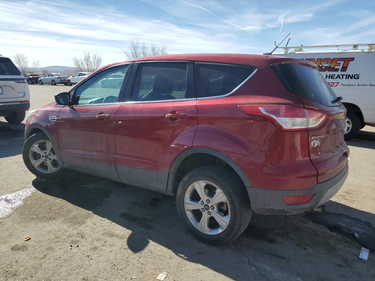 2015 Ford Escape VIN 1FMCU9G91FUB06626 Copart auction photo, front end / side damage thumbnail 2