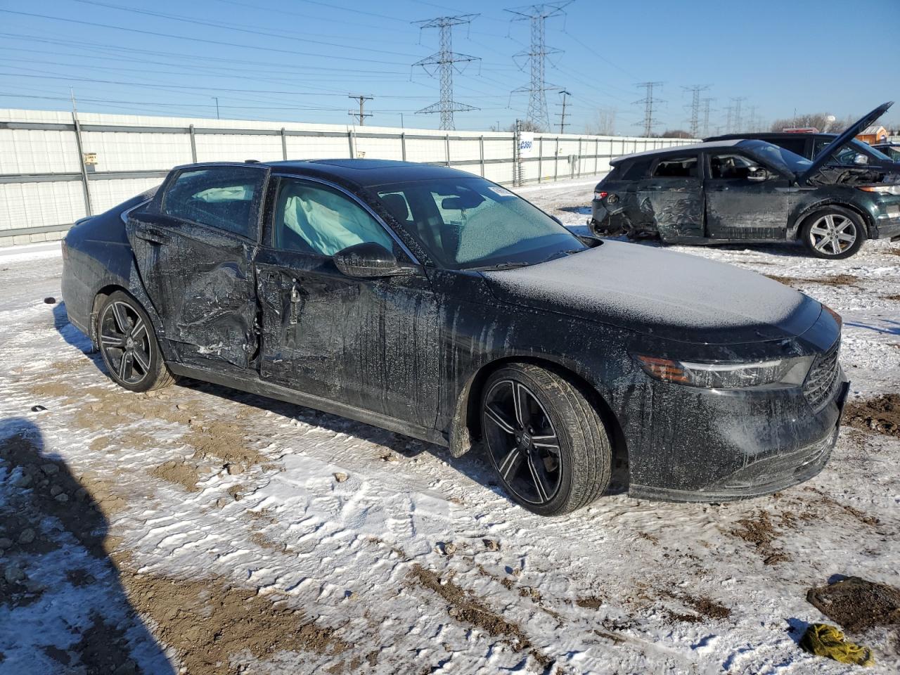 2024 Honda Accord VIN 1HGCY2F57RA060726 Copart auction photo, side damage thumbnail 4