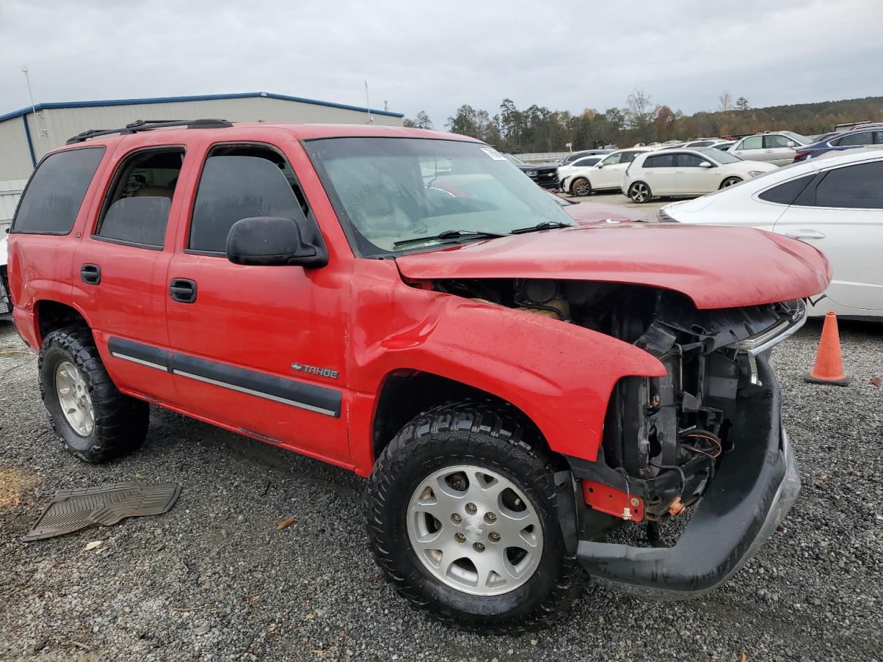 2001 Chevrolet Tahoe VIN 1GNEC13T81J151258 Copart auction photo, front end damage thumbnail 4