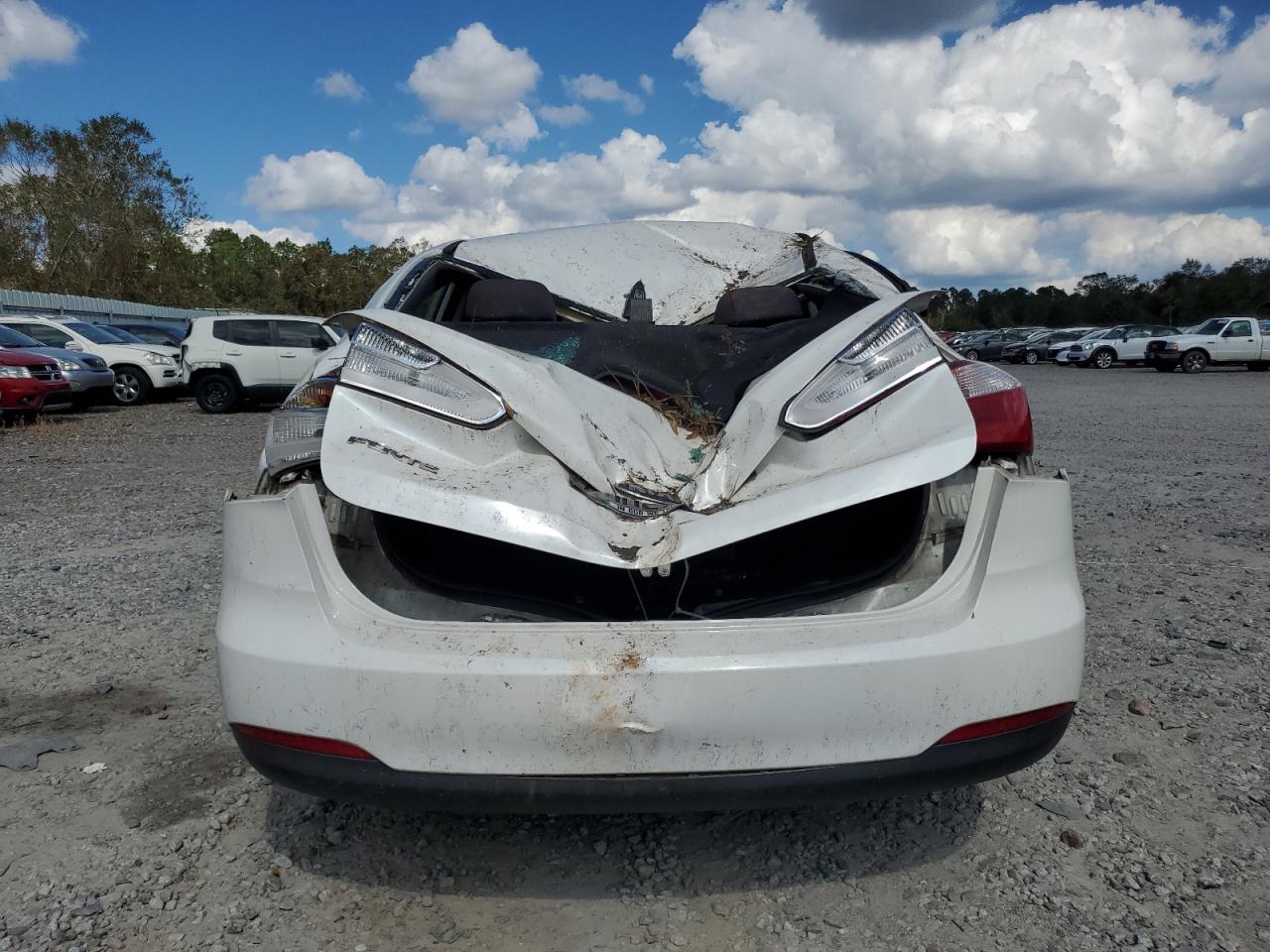 2015 KIA Forte VIN KNAFX4A68F5406598 Copart auction photo, all over damage thumbnail 6