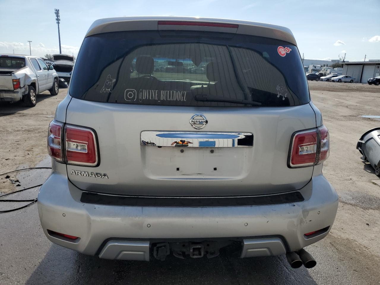 2017 Nissan Armada VIN JN8AY2NC8H9506487 Copart auction photo, front end damage thumbnail 6