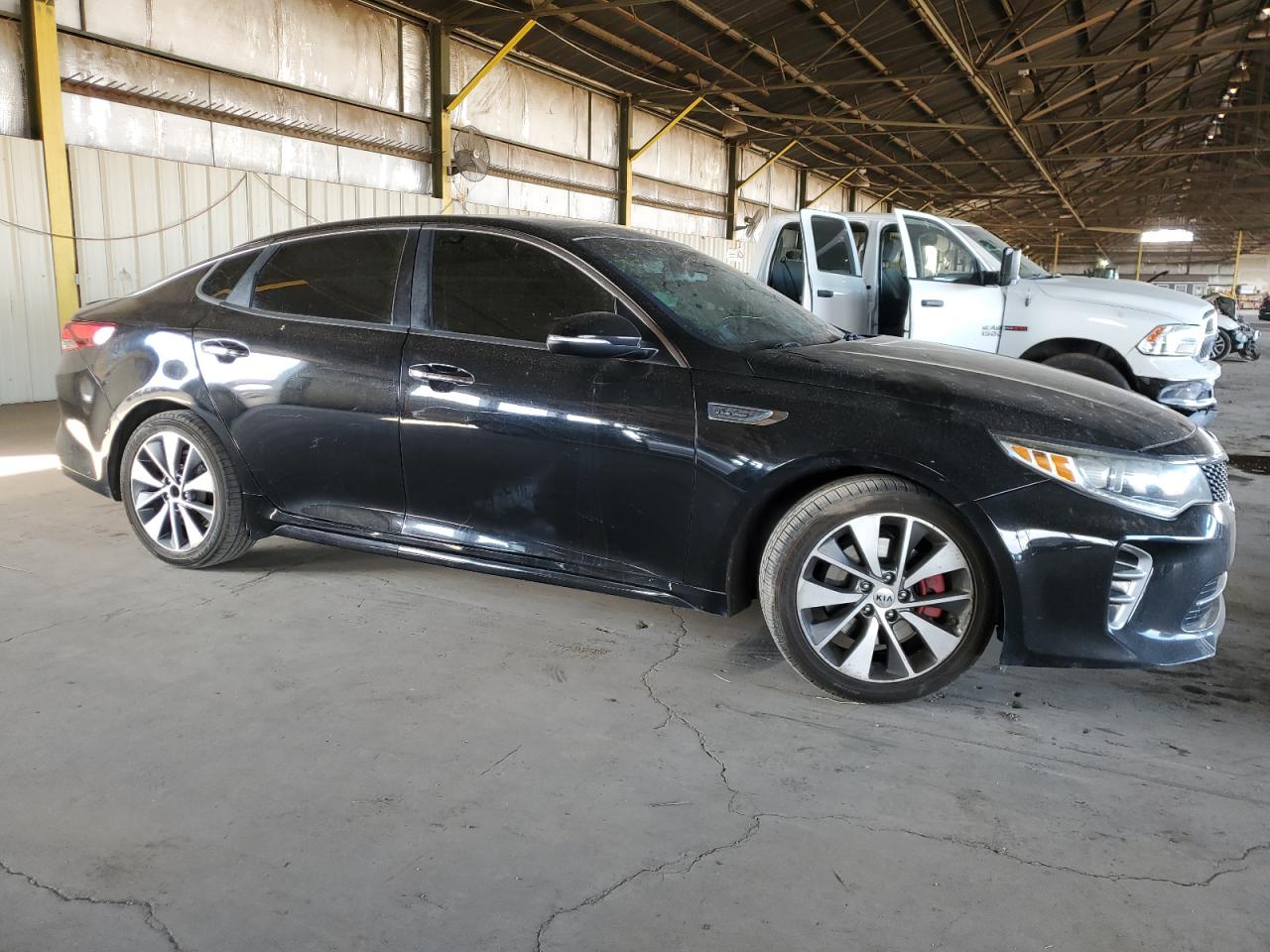 2016 KIA Optima VIN 5XXGW4L22GG095252 Copart auction photo, front end damage thumbnail 4