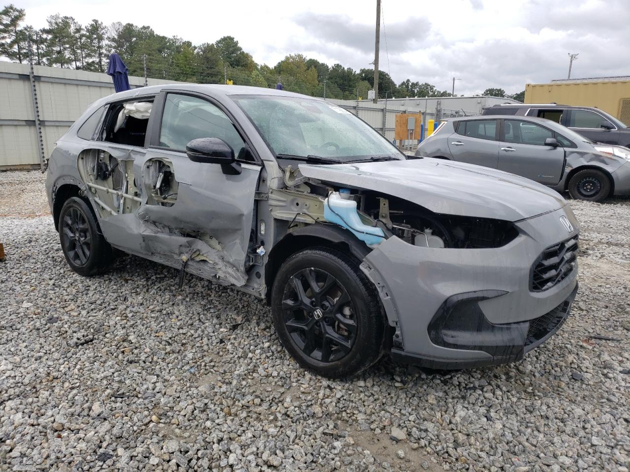 2024 Honda HR-V VIN 3CZRZ1H56RM700595 Copart auction photo, all over damage thumbnail 4