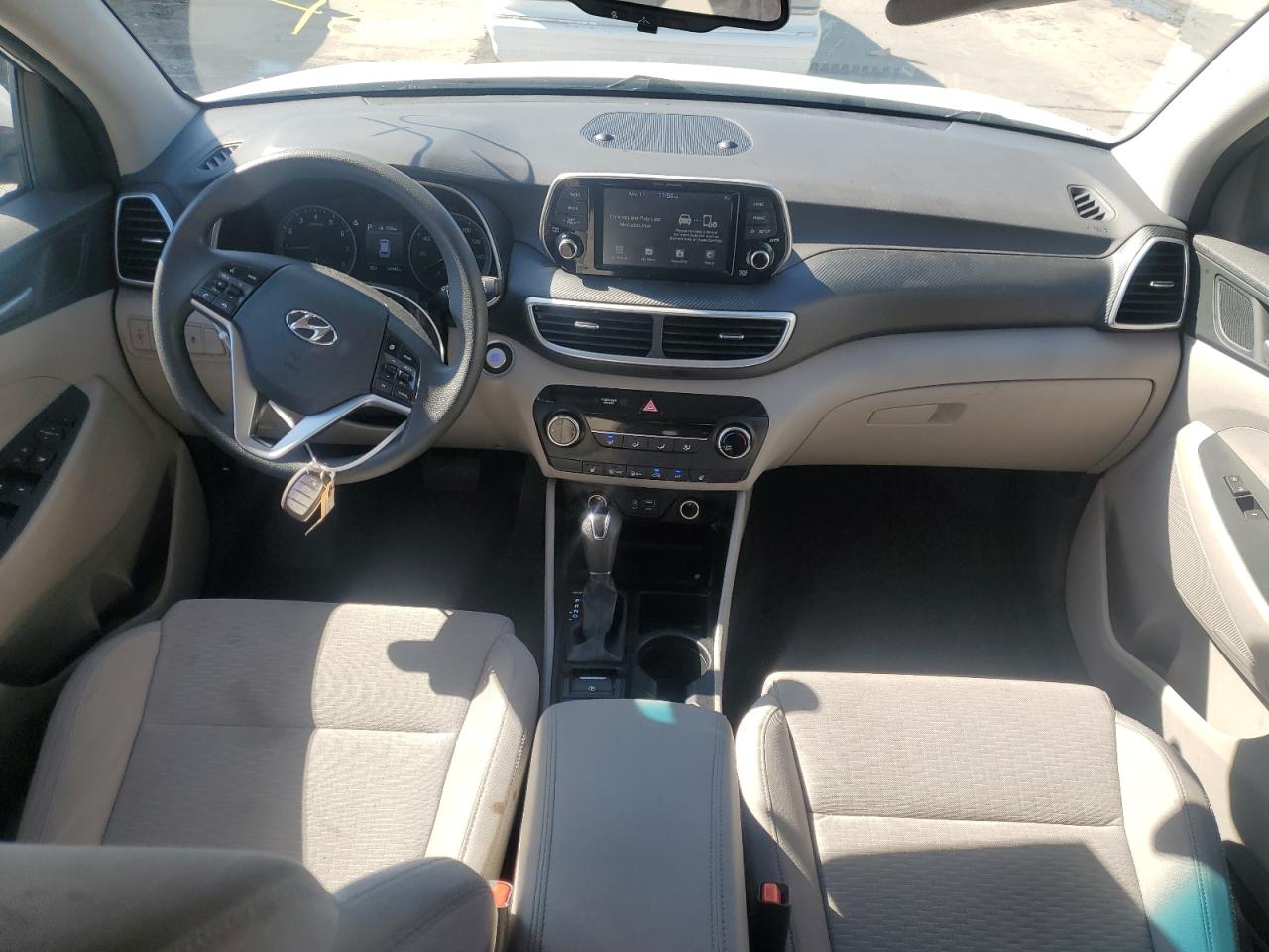 2021 Hyundai Tucson VIN KM8J33A42MU386686 Copart auction photo, rear end damage thumbnail 8