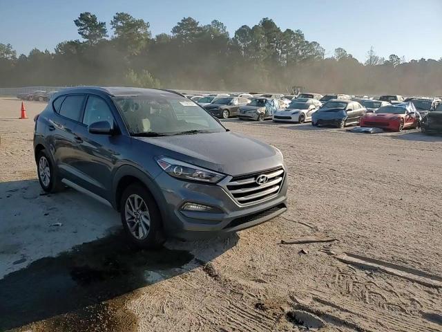 2018 Hyundai Tucson VIN KM8J33A44JU663334 Copart auction photo, top/roof damage thumbnail 12