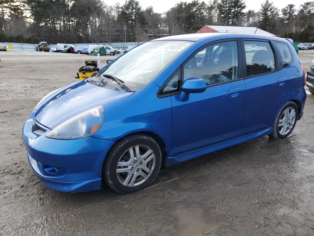 2007 Honda Fit VIN JHMGD386X7S040371