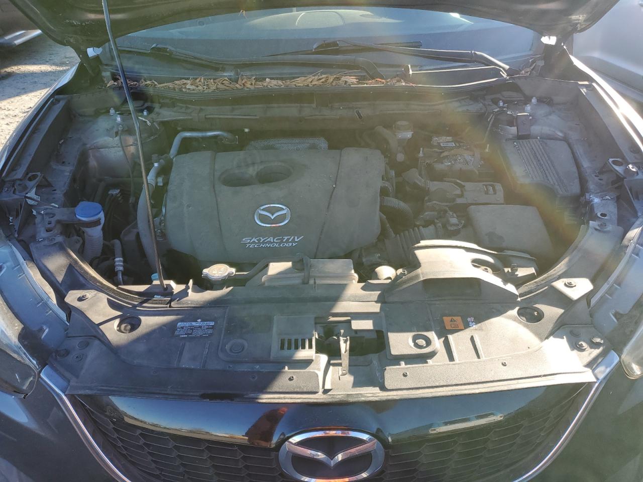 2014 Mazda CX-5 VIN JM3KE2CY1E0387874 Copart auction photo, front end / undercarriage damage thumbnail 12