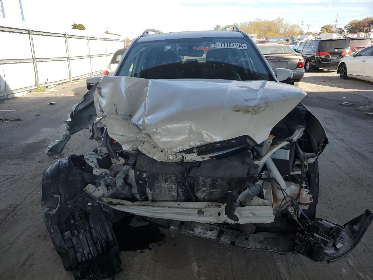 2020 Subaru Forester VIN JF2SKALC3LH403556 Copart auction photo, front end damage thumbnail 5