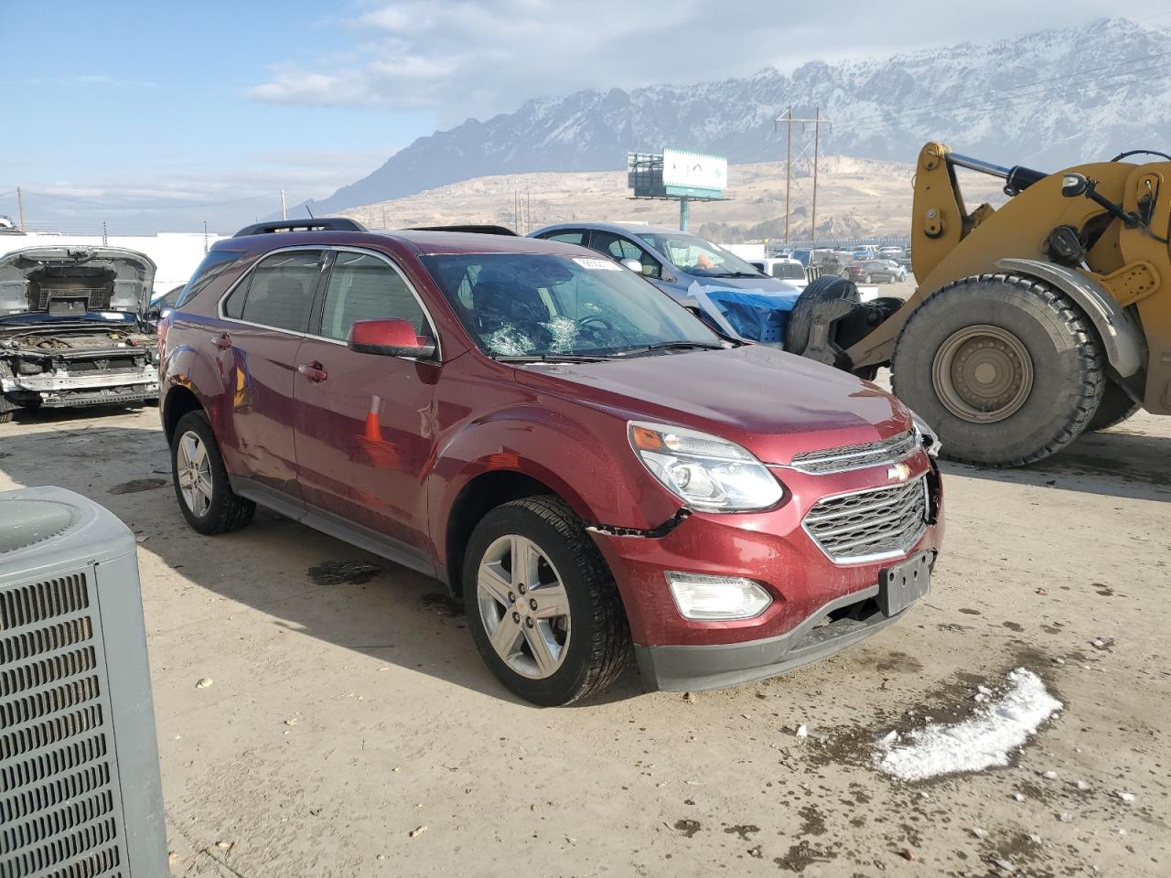 2016 Chevrolet Equinox VIN 2GNFLFEKXG6285099 Copart auction photo, front end / side damage thumbnail 4