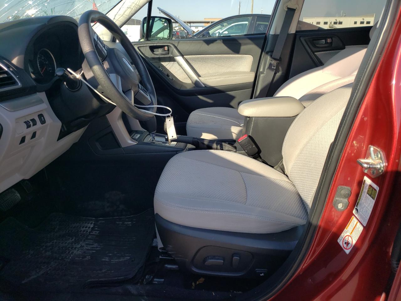 2017 Subaru Forester VIN JF2SJAEC1HH543516 Copart auction photo, front end / side damage thumbnail 7