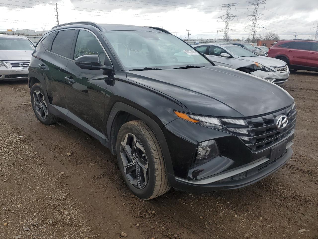 2022 Hyundai Tucson VIN KM8JFCA17NU041829 Copart auction photo, rear end / front end damage thumbnail 4
