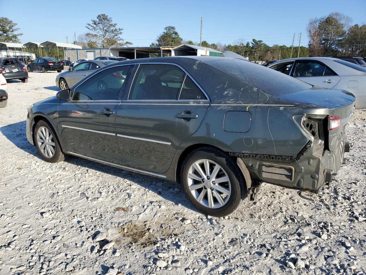 2012 Toyota Camry VIN 4T1BF1FK1CU618460 Copart auction photo, rear end damage thumbnail 2