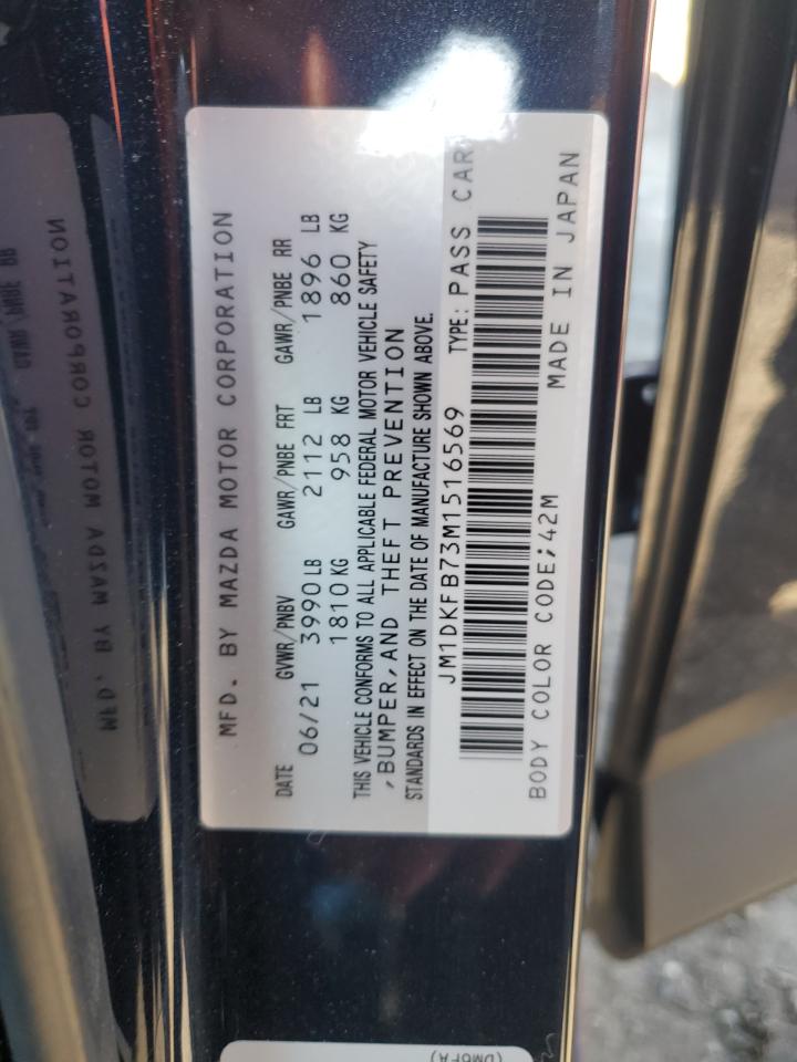 2021 Mazda CX-3 VIN JM1DKFB73M1516569 Copart auction photo, front end damage thumbnail 12