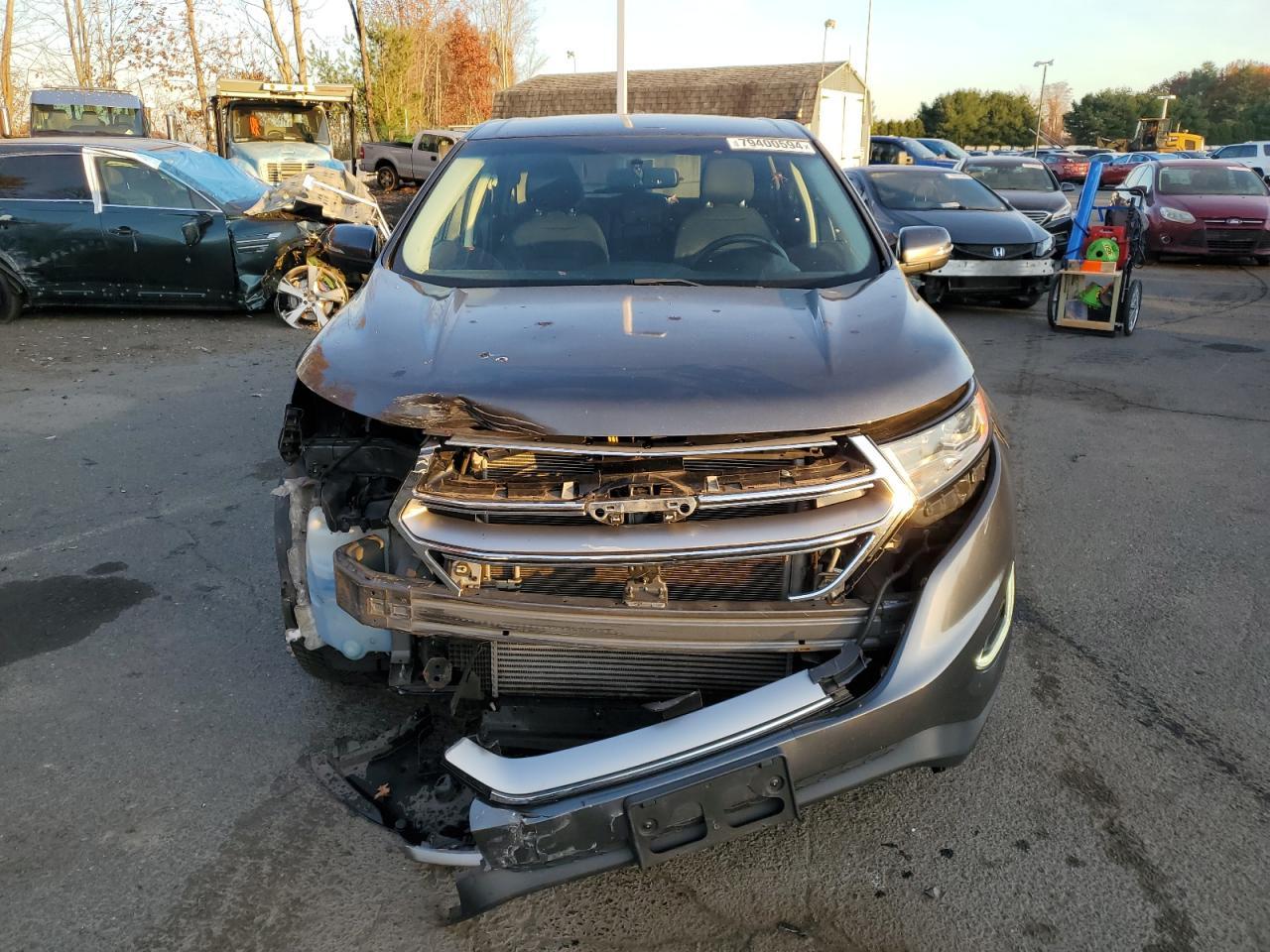 2015 Ford Edge VIN 2FMTK4J95FBB63144 Copart auction photo, minor dent/scratches damage thumbnail 5