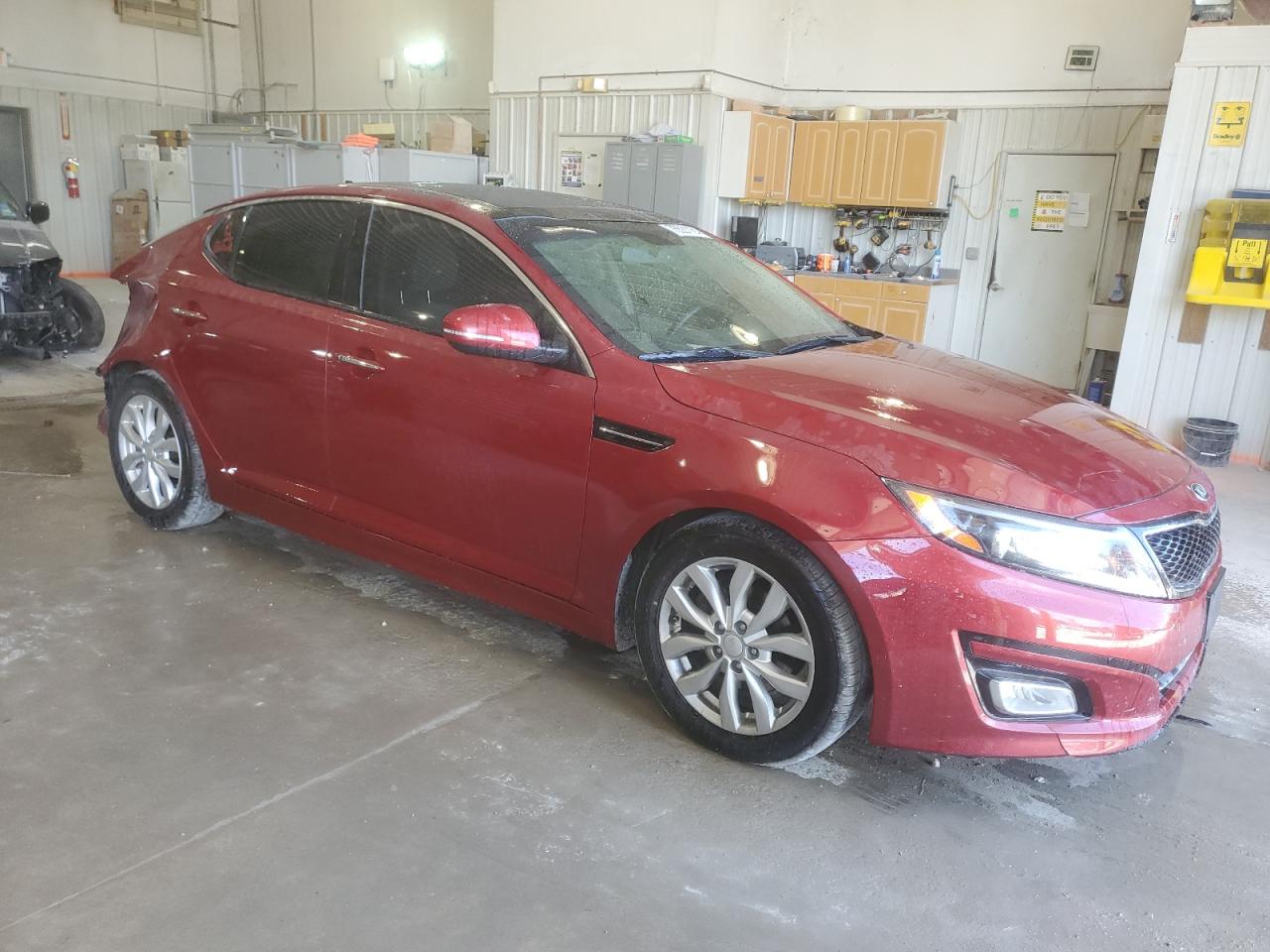 2014 KIA Optima VIN 5XXGN4A70EG335865 Copart auction photo, rear end damage thumbnail 4