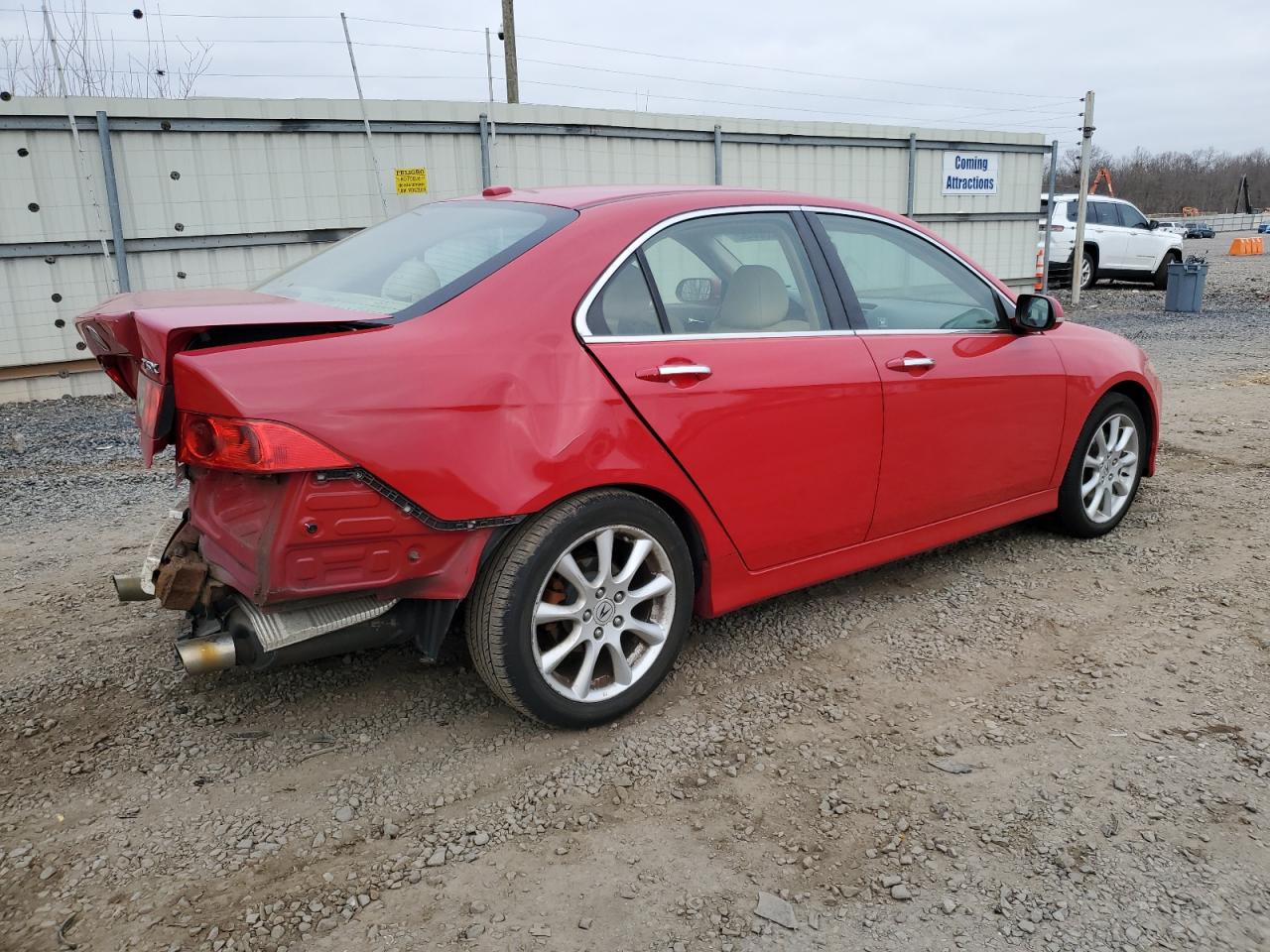 2006 Acura TSX VIN JH4CL96856C023270 Copart auction photo, rear end / front end damage thumbnail 3