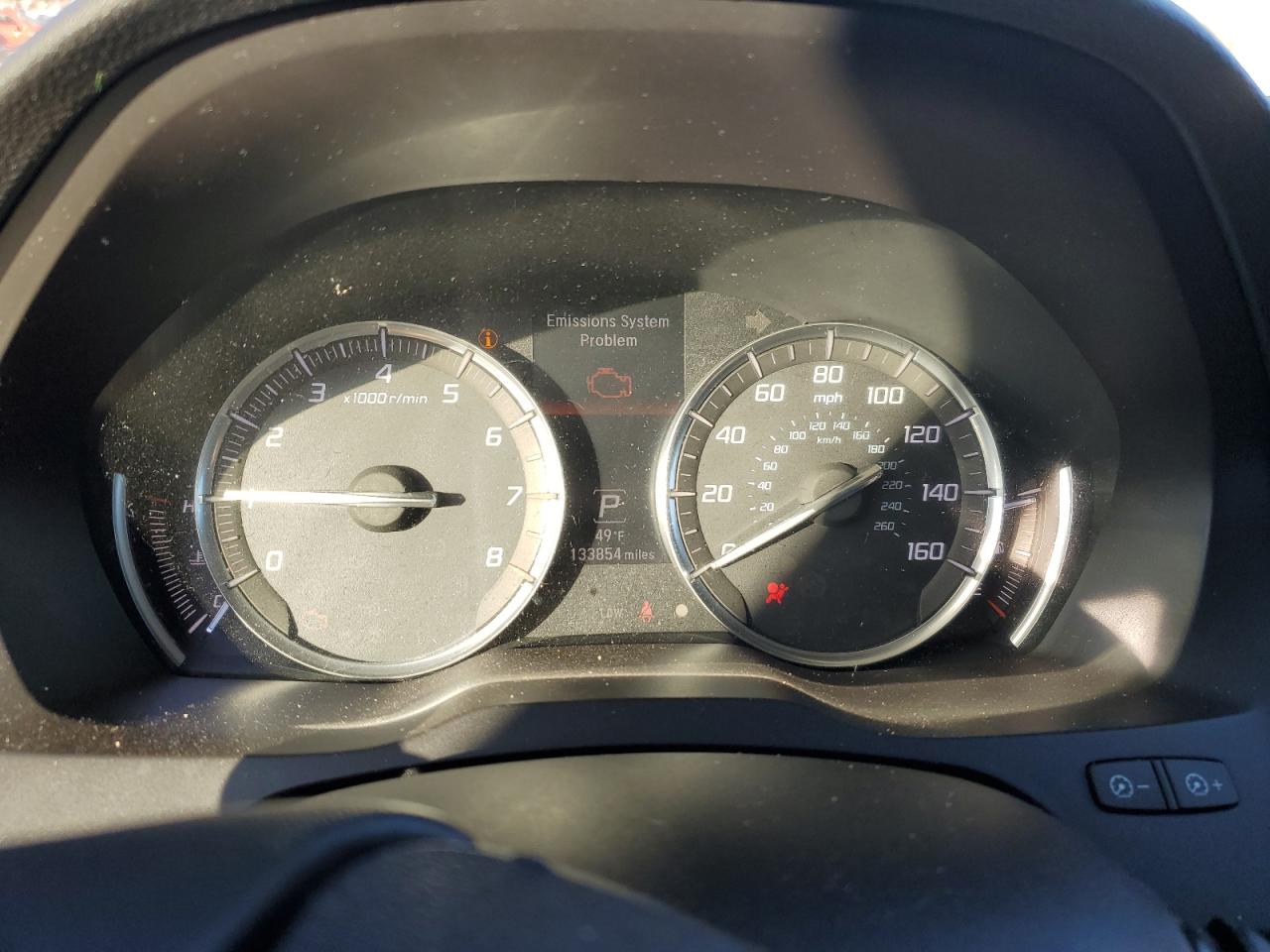 2014 Acura MDX VIN 5FRYD3H44EB016998 Copart auction photo, front end / side damage thumbnail 9