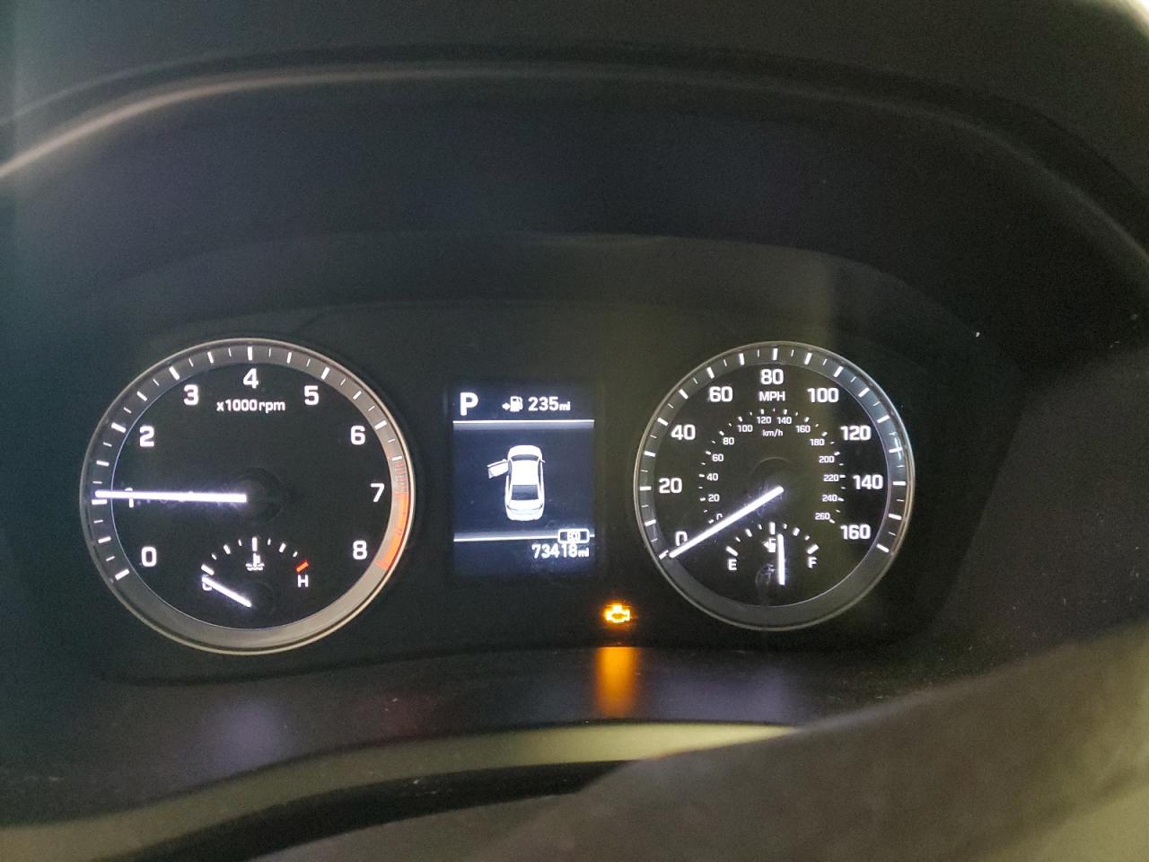 2018 Hyundai Sonata VIN 5NPE24AFXJH705208 Copart auction photo, front end / undercarriage damage thumbnail 9